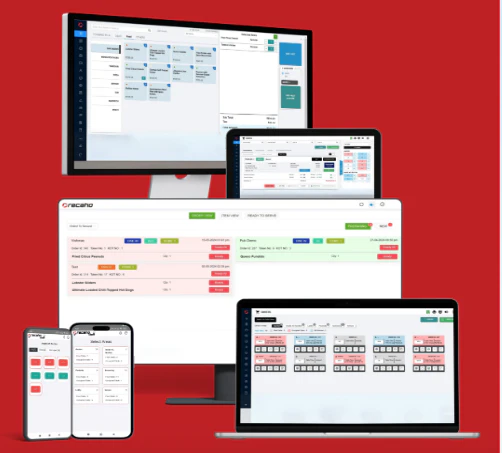 screenshot of Recaho POS